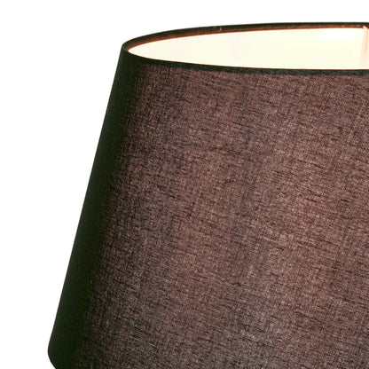 Linen Taper Lamp Shade XL Black