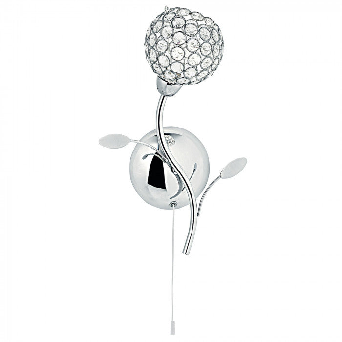 Elegant Floral Wall Light