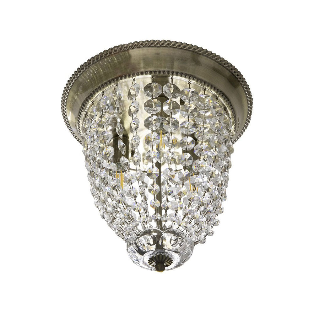 England 3 Light CTC Crystal Chandelier