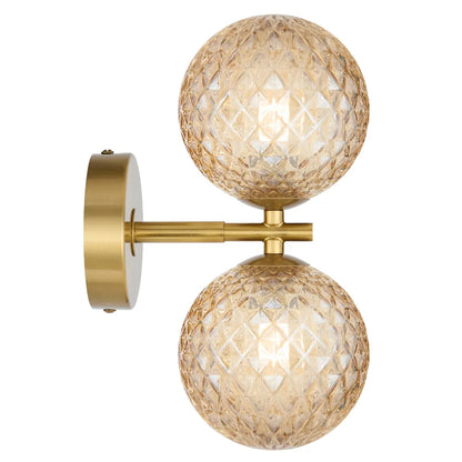 Felton 2 Light Wall Light - Antique Gold