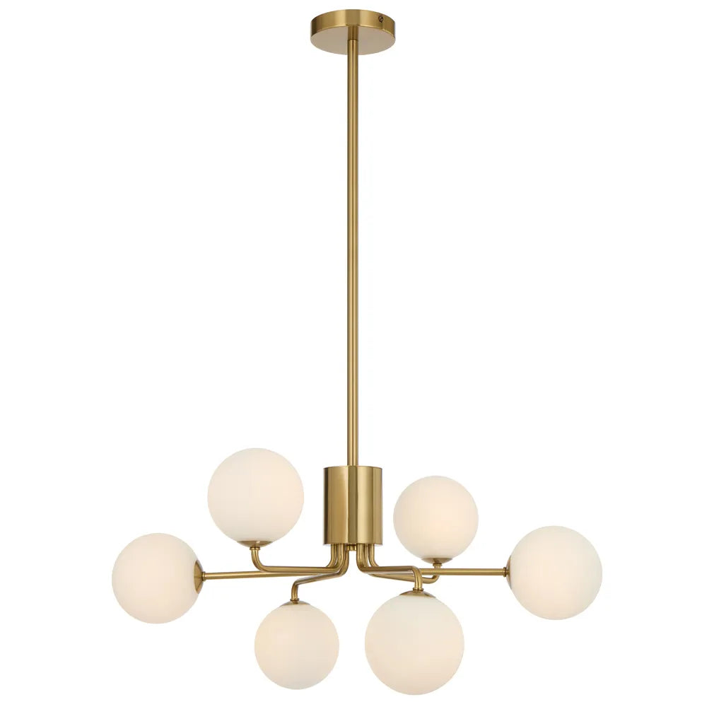 Felton 6 Light Pendant - Antique Gold