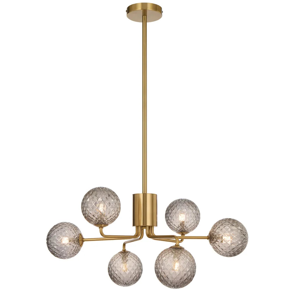 Felton 6 Light Pendant - Antique Gold