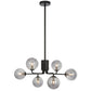 Felton 6 Light Pendant - Black