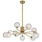 Felton 9 Light Pendant - Antique Gold