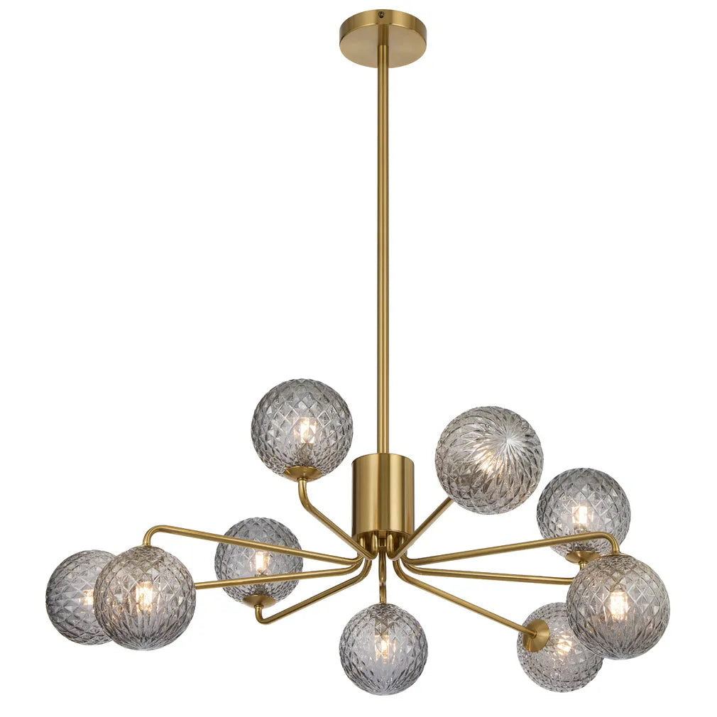 Felton 9 Light Pendant - Antique Gold