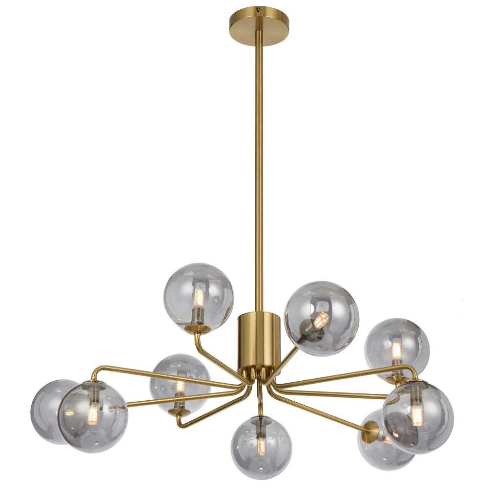 Felton 9 Light Pendant - Antique Gold