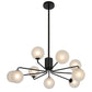 Felton 9 Light Pendant - Black