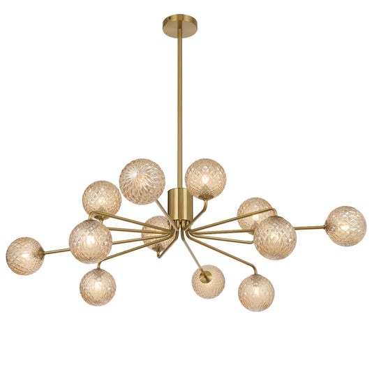 Felton 12 Light Pendant - Antique Gold