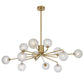 Felton 12 Light Pendant - Antique Gold