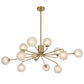 Felton 12 Light Pendant - Antique Gold