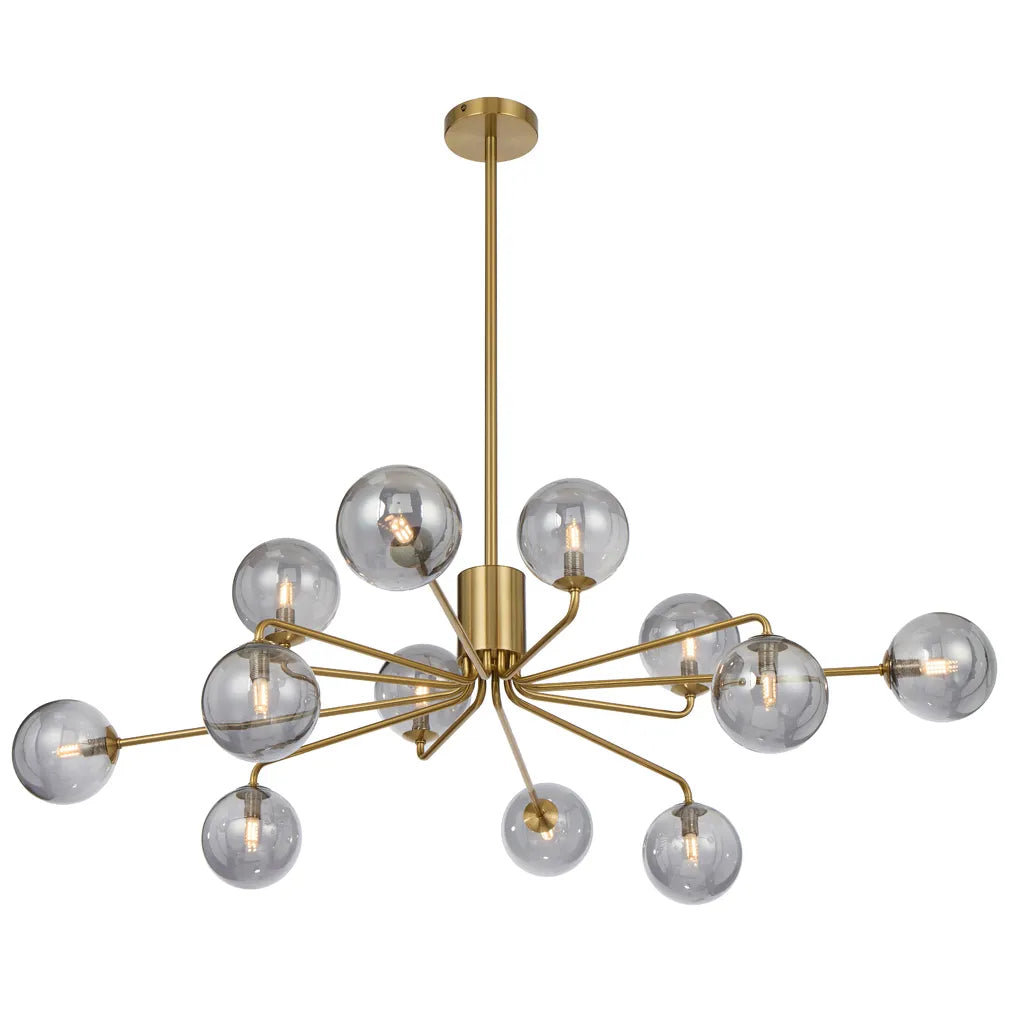 Felton 12 Light Pendant - Antique Gold