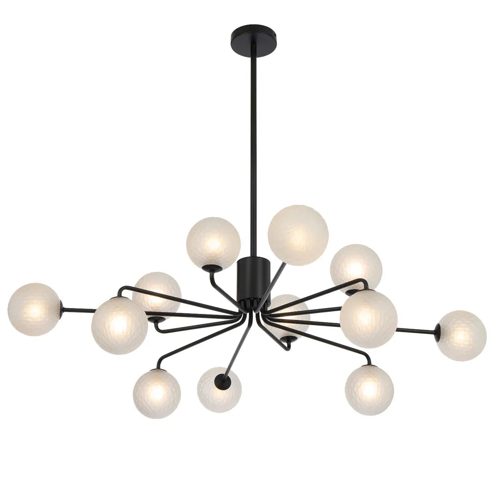 Felton 12 Light Pendant - Black