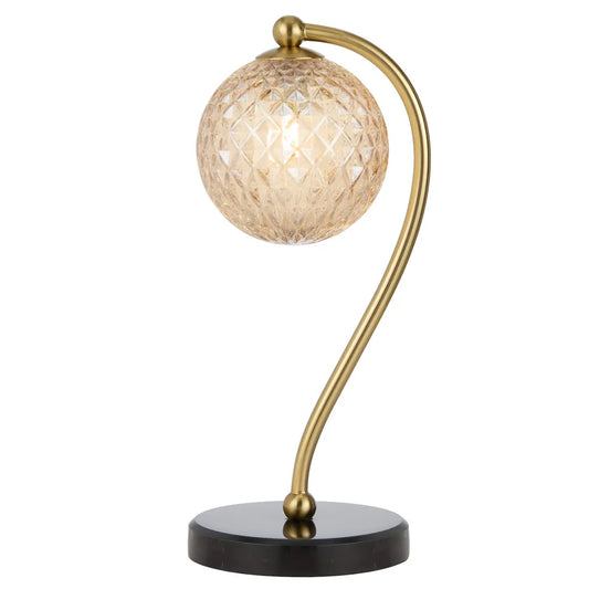 Felton Table Lamp - Black Marble