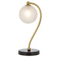 Felton Table Lamp - Black Marble