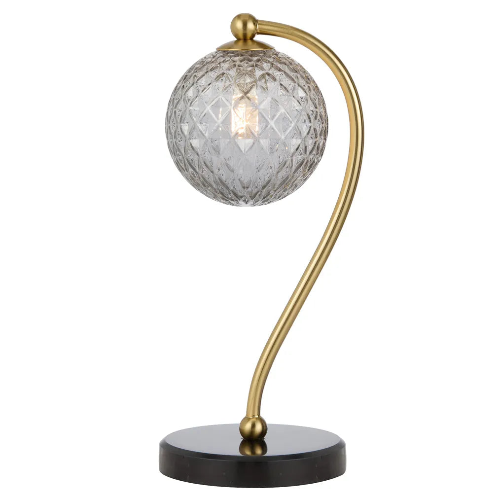 Felton Table Lamp - Black Marble