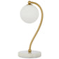 Felton Table Lamp - White Marble