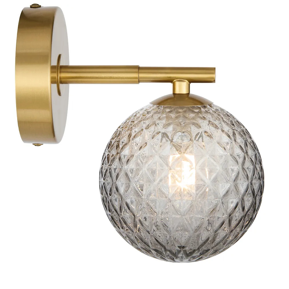 Felton 1 Light Wall Light - Antique Gold