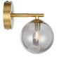 Felton 1 Light Wall Light - Antique Gold