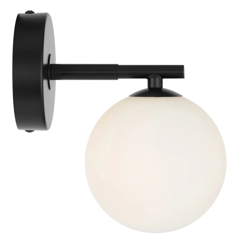 Felton 1 Light Wall Light - Black