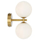 Felton 2 Light Wall Light - Antique Gold