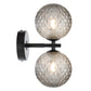 Felton 2 Light Wall Light - Black