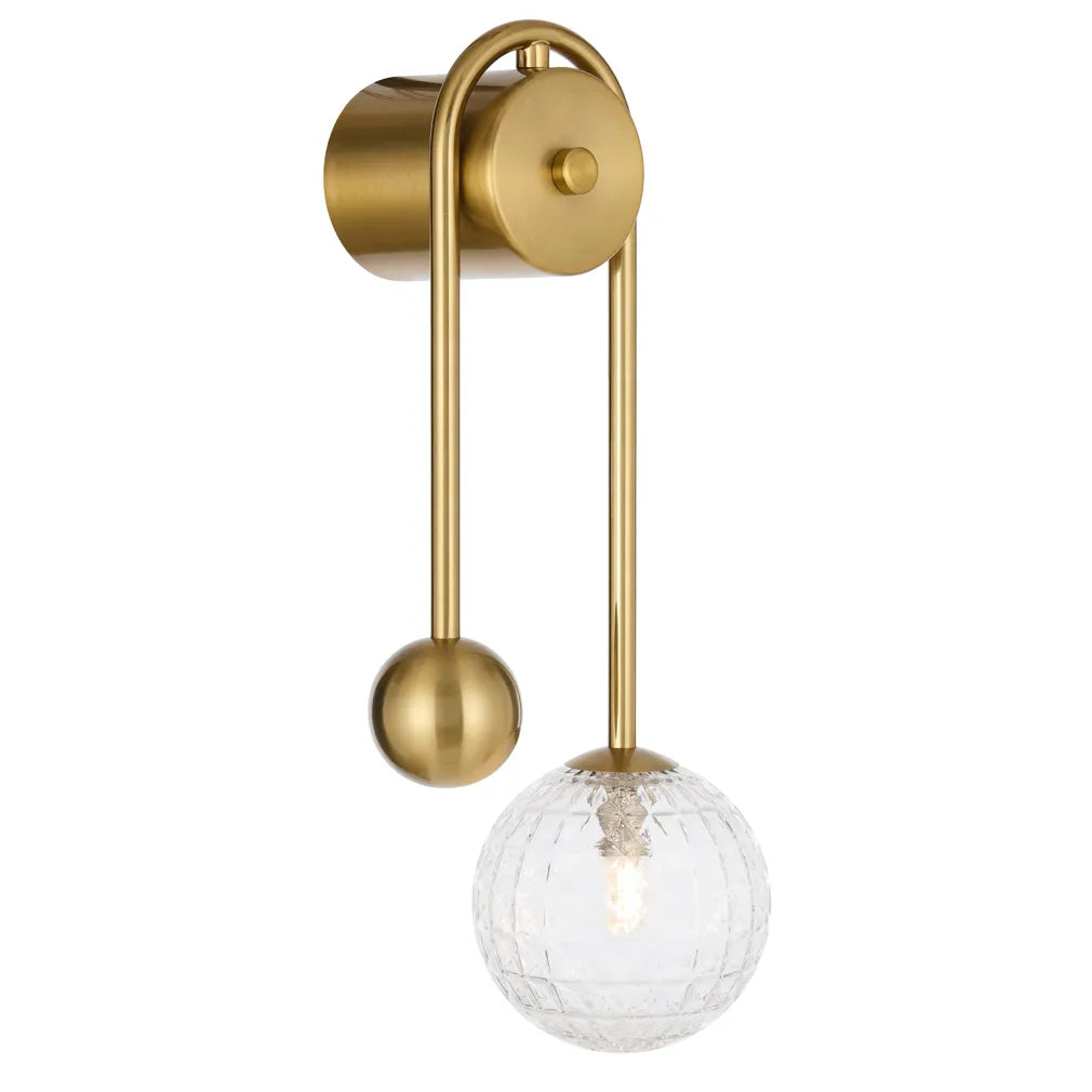 Felton Arm Wall Light - Antique Gold