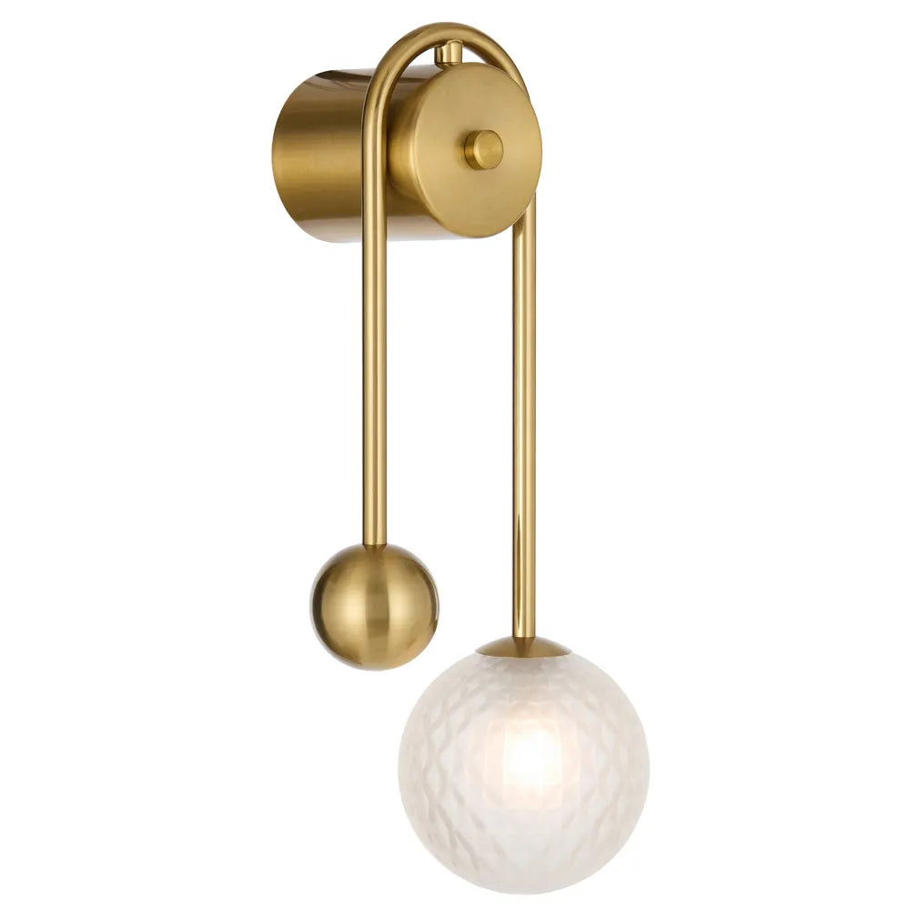 Felton Arm Wall Light - Antique Gold