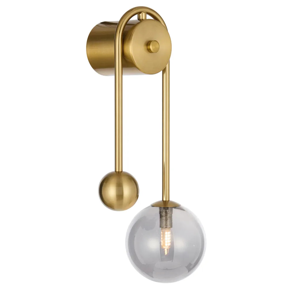 Felton Arm Wall Light - Antique Gold