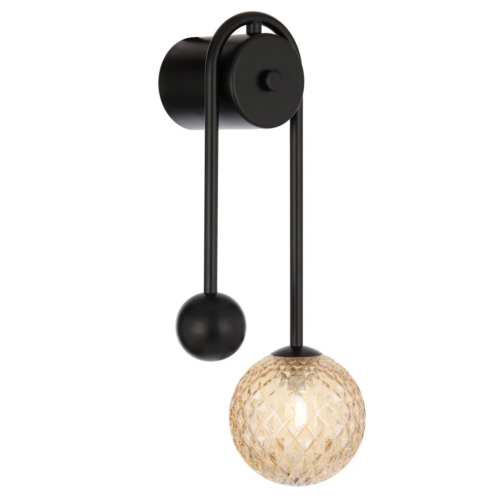 Felton Arm Wall Light - Black