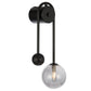 Felton Arm Wall Light - Black