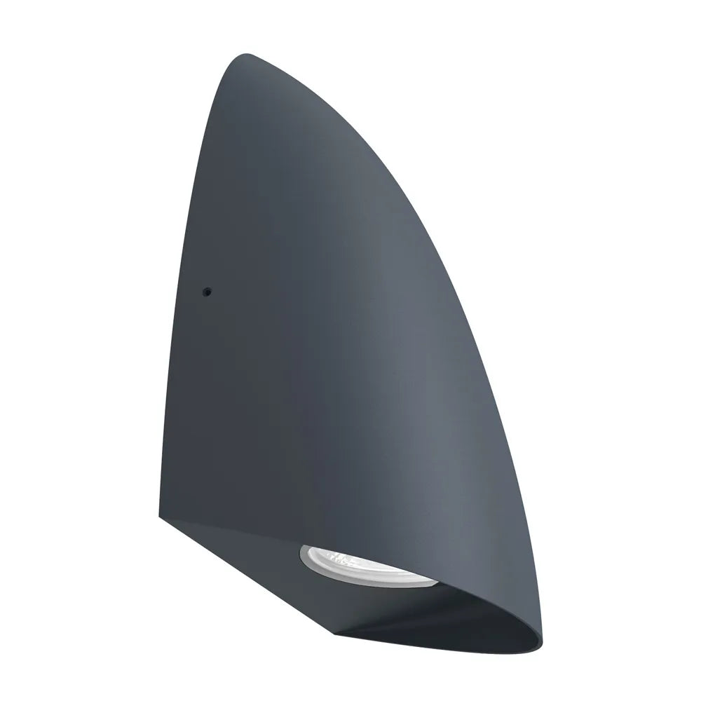 Finn-8 Fin Shape 8w Wall Bracket Tricolour