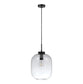 Flaunt Glass Pendant Black