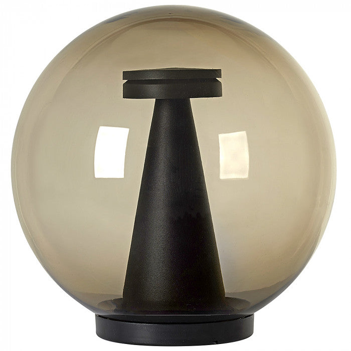 300mm Globe and LED fitter assembly Post Top