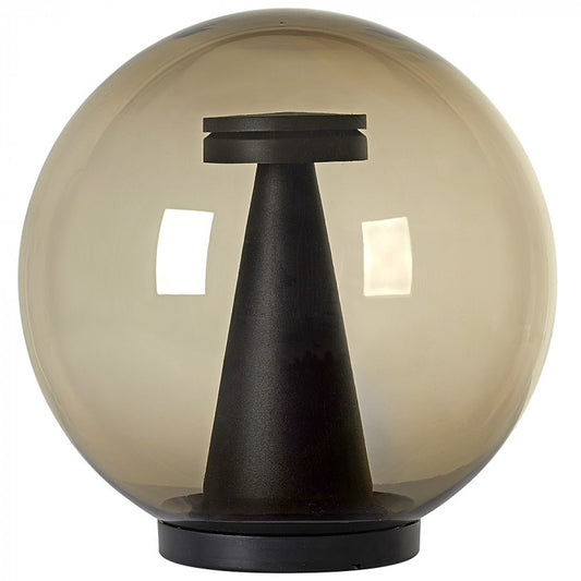300mm Globe and LED fitter assembly Post Top