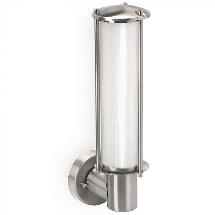 Brushed Stainless Steel Wall Lantern