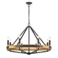 Funale: Interior Candelabra 8-Light Pendant