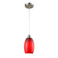 Glaze Ellipse Hand Blown Glass Pendant Light