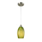 Glaze Ellipse Hand Blown Glass Pendant Light