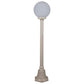 Siena 1 Light 1.2m 250mm Opal Post Light