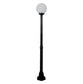 Siena 1 Light 1.85m 250mm Opal Post Light