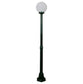 Siena 1 Light 1.85m 250mm Opal Post Light