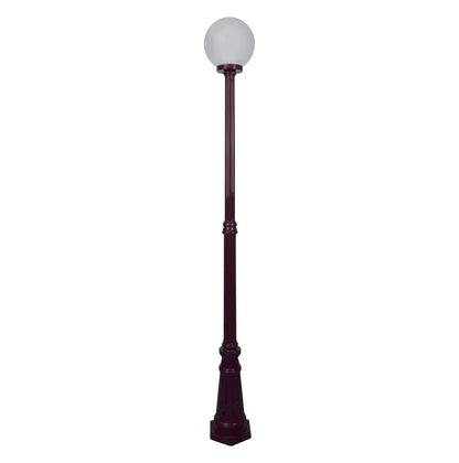 Siena 1 Light 2.21m 250mm Opal Post Light