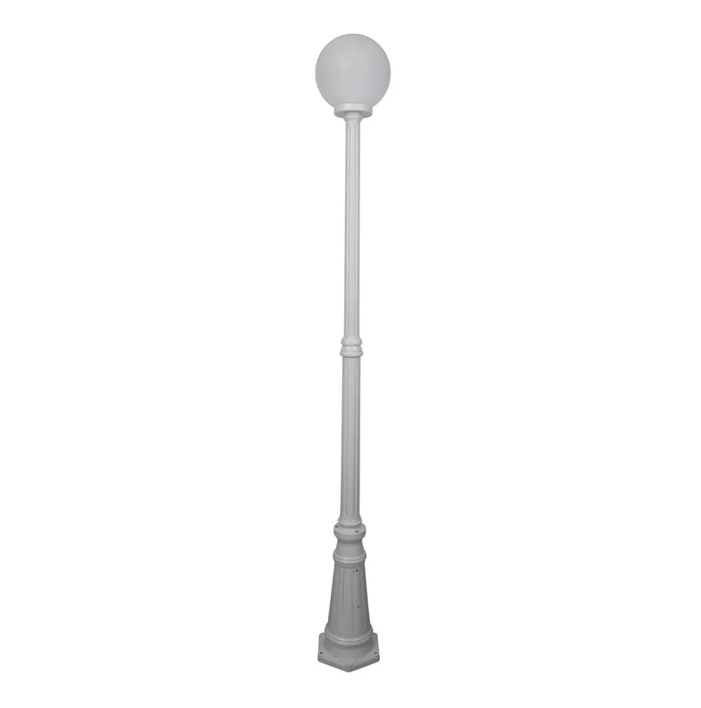 Siena 1 Light 2.21m 250mm Opal Post Light