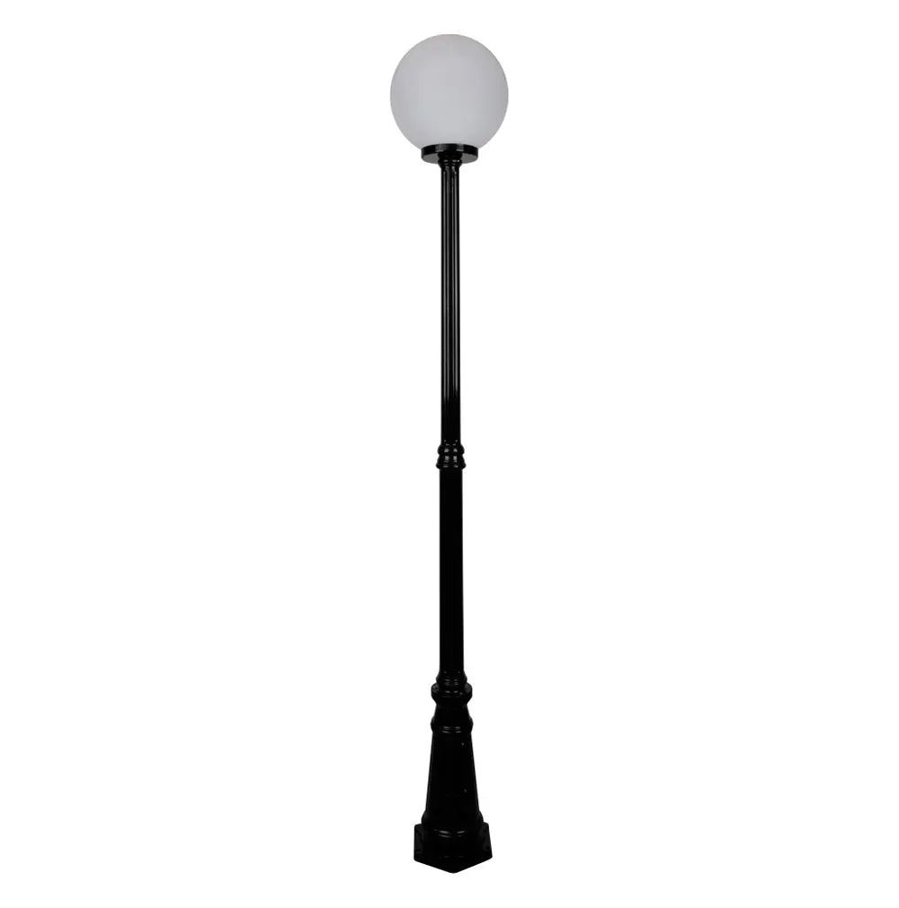 Siena 1 Light 2.26m 300mm Opal Post Light