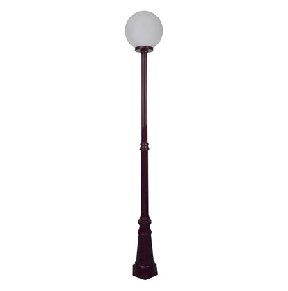 Siena 1 Light 2.26m 300mm Opal Post Light