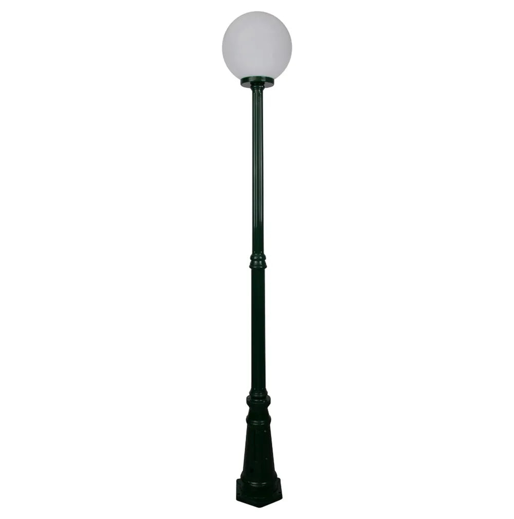 Siena 1 Light 2.26m 300mm Opal Post Light