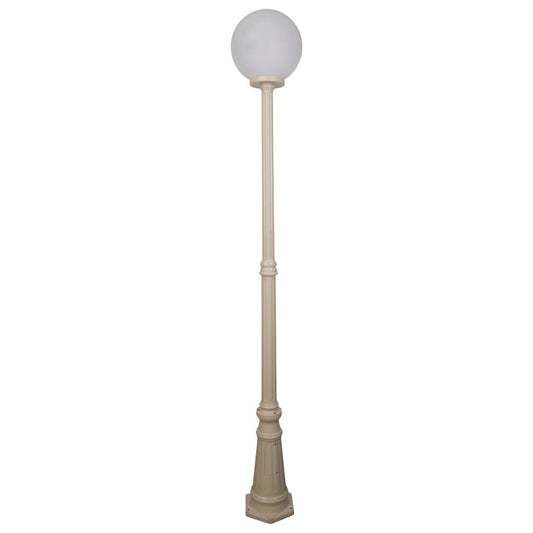 Siena 1 Light 2.26m 300mm Opal Post Light