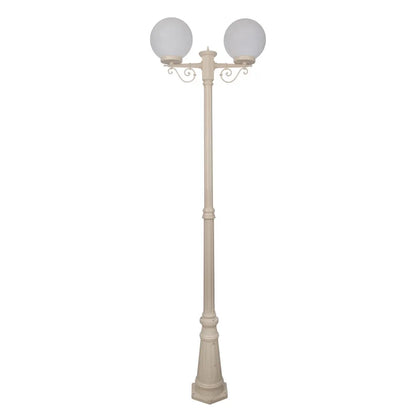 Siena 2 Light 2.35m 250mm Opal Post Light