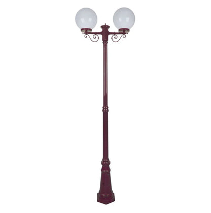 Siena 2 Light 2.35m 250mm Opal Post Light