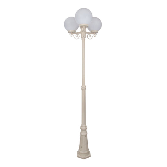 Siena 3 Light 2.35m 250mm Opal Post Light